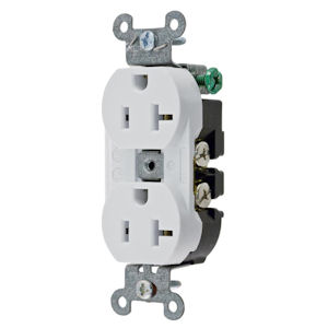 Hubbell IG5362I 20A Isolated Ground Duplex Receptacle A213 