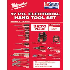 Milwaukee 48-22-0100 17pc Electrical 